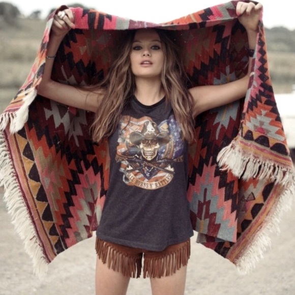 Spell Tops - RARE Spell & The Gypsy Vintage Early All Horns And Rattles Tee